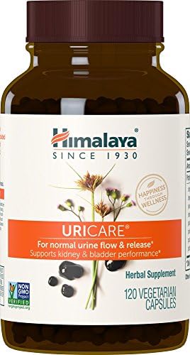 Himalaya UriCare Herbal Bladder & Kidney Support Supplement, 120 Capsules | Urinary Tract Wellness Support For Urinary Tract Wellness With Shilajit - Vegan, Non-GMO, Gluten Free, 60 Servings