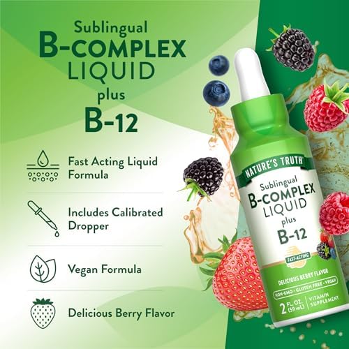 Nature's Truth Sublingual B Complex | with B12 | 2 Fluid Ounces