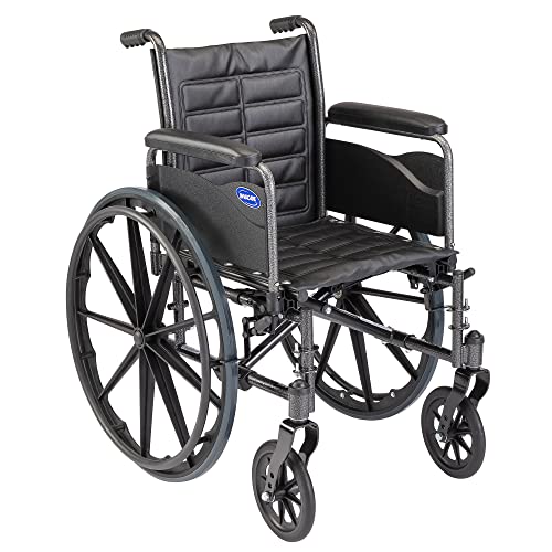 Invacare TREX28RFP Series Tracer EX2 Standard Manual Folding Wheelchair for Adults | 18" Seat Width | Full Arms
