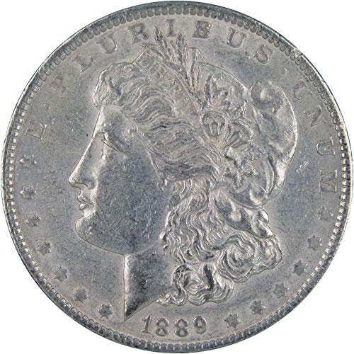 1889 Morgan Silver Dollar XF EF Extremely Fine $1 Coin Collectible | Collectible Coin: Morgan Dollar, 1889, Silver, Extremely Fine