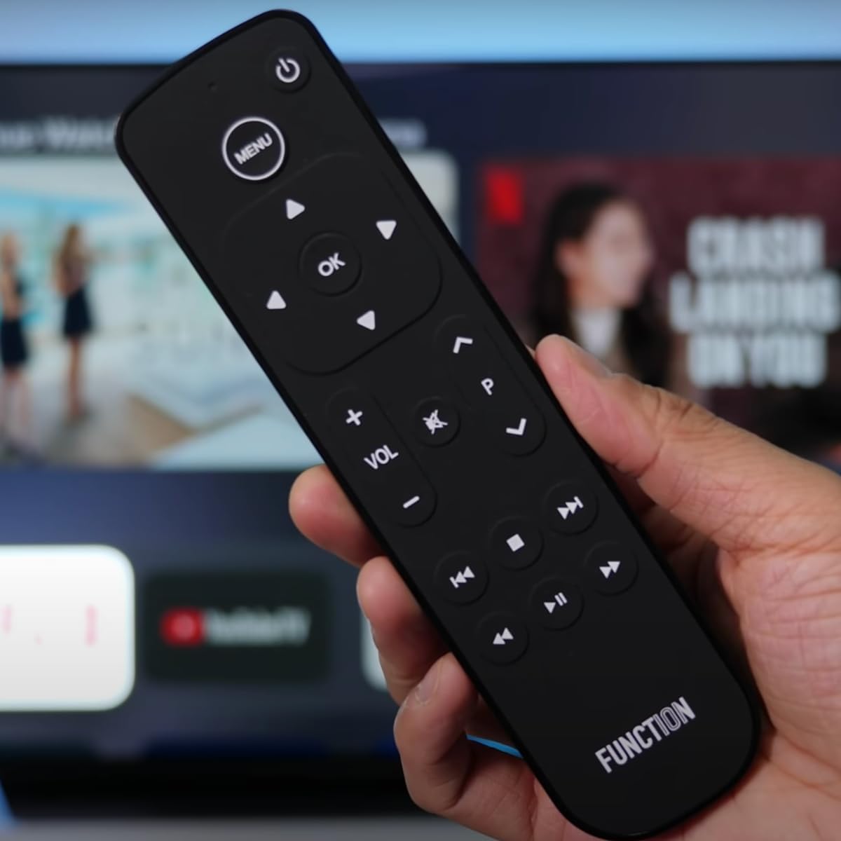 Function101 Button Remote for Apple TV (Infrared Edition) — Apple TV Replacement Remote for Apple TV 4K & All Models | Traditional Button Layout