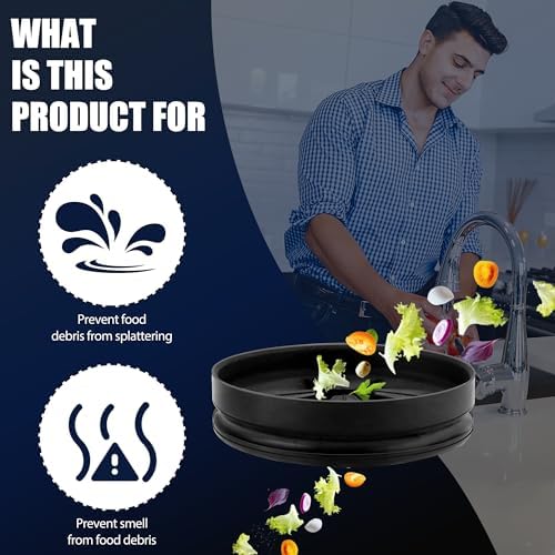 3 3/8" Garbage Disposal Splash Guard Replacement for InSinkErator Evolution