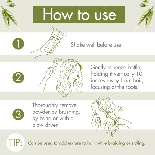 Klorane Dry Shampoo with Oat Milk - Non-Aerosol