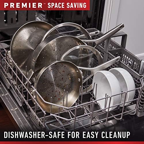 Calphalon Premier Space-Saving Stainless Steel Pots and Pans