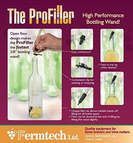 Fermtech Mini 14" Long Deluxe Siphoning Kit – Complete Home Brewing Equipment for Beer, Wine, Mead, and Craft Brew Making, Includes Auto Siphon Pump