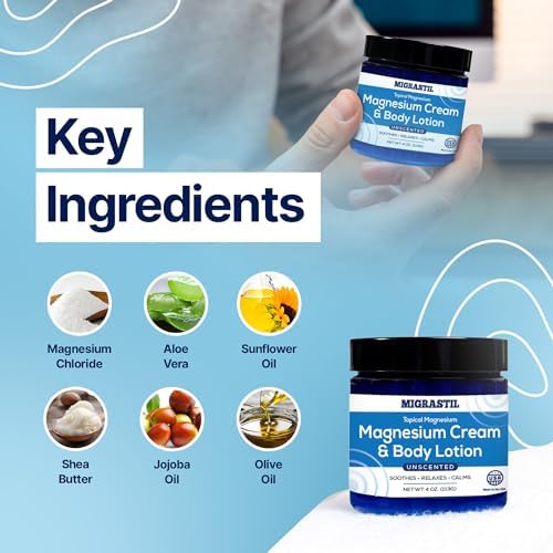 Topical Magnesium Cream & Lavender Magnesium Cream Bundle