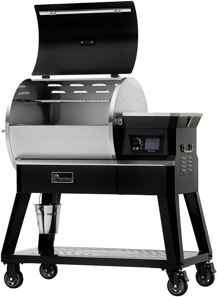 recteq Patio Legend 600 Pellet Smoker Grill with WiFi & App Connectivity, Outdoor Smokers Grills, Wood Pellet Grill, Temp Range 180° to 700+°