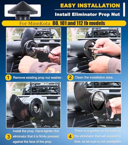 Eliminator Trolling Motor Prop Nut Custom Fit for MotorGuide X3 X5 XI3 XI5