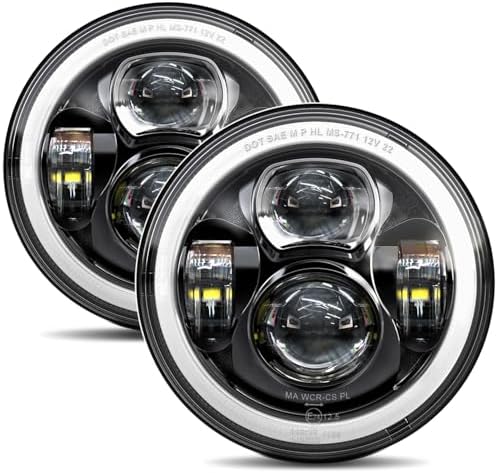 5x7 7x6 Inches LED Headlights H6054 Hi/Low Sealed Beam DOT/SAE Headlamps