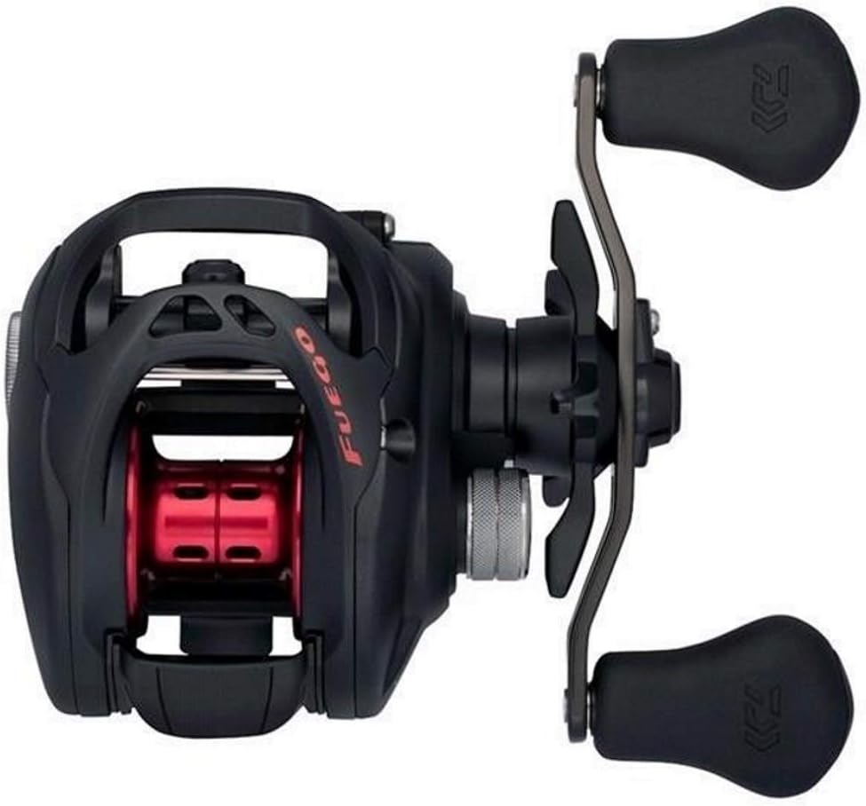 Daiwa Fuego CT Low Profile Baitcasting Reel – Aluminum CT Frame, Air Rotation System & Magforce Braking, Left/Right Hand Options