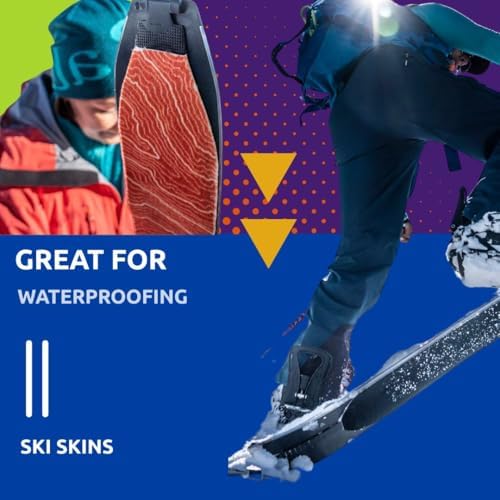 Nikwax Ski Skin Proof Waterproofing, Enhances Performance, Prevents Ice Build Up, Ski Care, Liquid Wax, Backcountry Skiing
