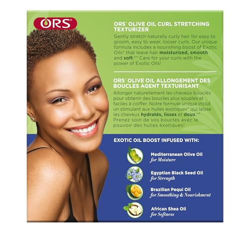 ORS Olive Oil Curl Stretching Texturizer Kit with the Power of Exotic Oils - All Textures