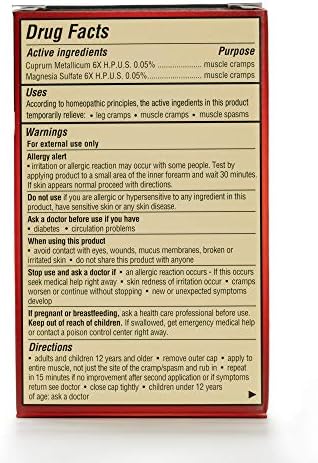Cramp 911 Muscle Relaxer Pain Relief Cream for Muscle Cramp Relief and Sore Muscles. Used for Muscle Cramp Relief and Muscle Pain Relief of All Kinds