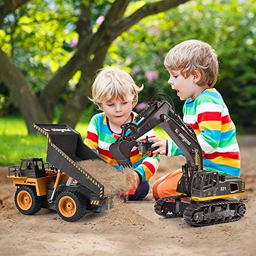 kolegend Remote Control Excavator Toy 1/14 Scale RC Excavator