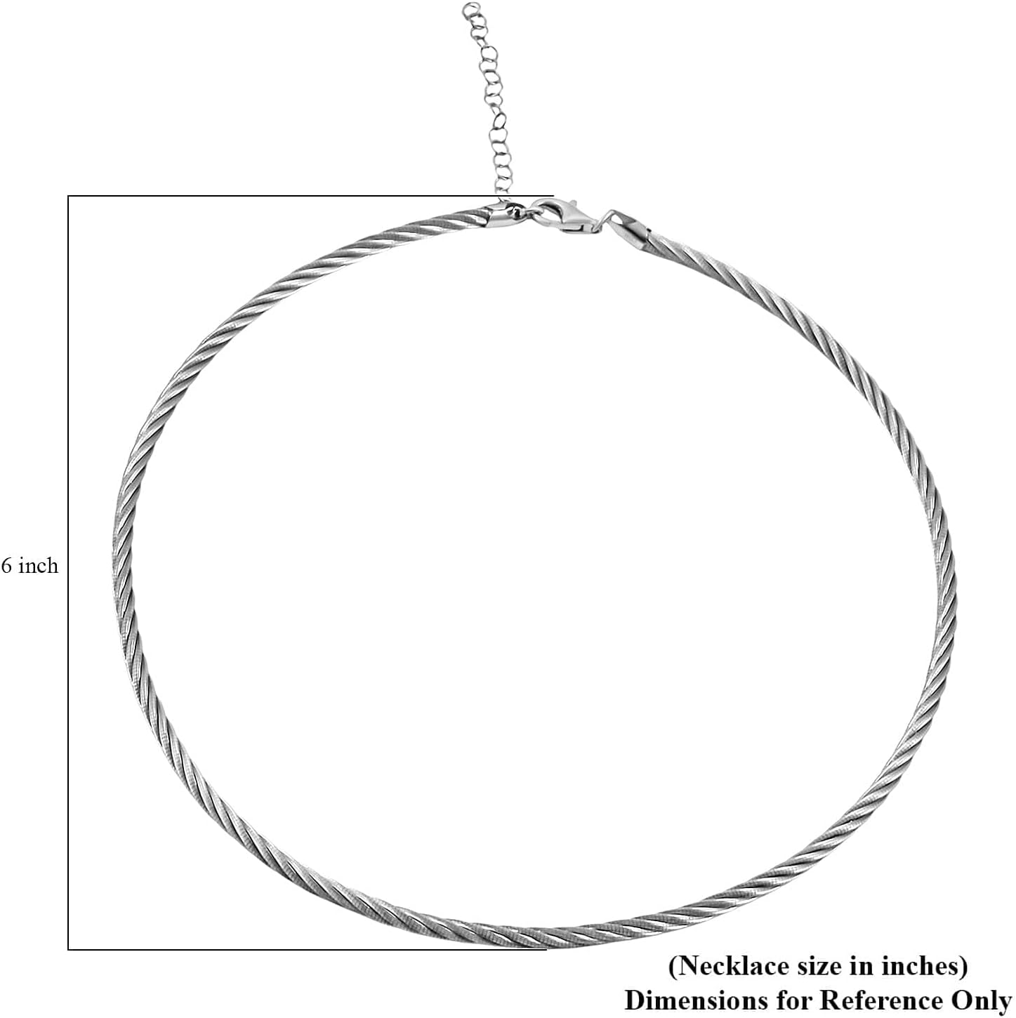Shop LC Chain Necklace in Sterling Silver 20.21 Grams 17 Inches