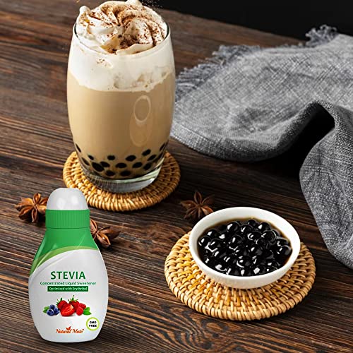 Stevia Concentrated Liquid Sweetener (Optimized with Erythritol) 1.33 FL OZ (37 mL) – 2 Pack