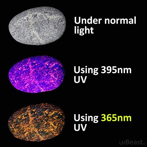 V3 365nm Black Light UV Flashlight, High Power and Long Range | High Definition Ultraviolet, Professional Grade Beam, Commercial Use, USA Stock
