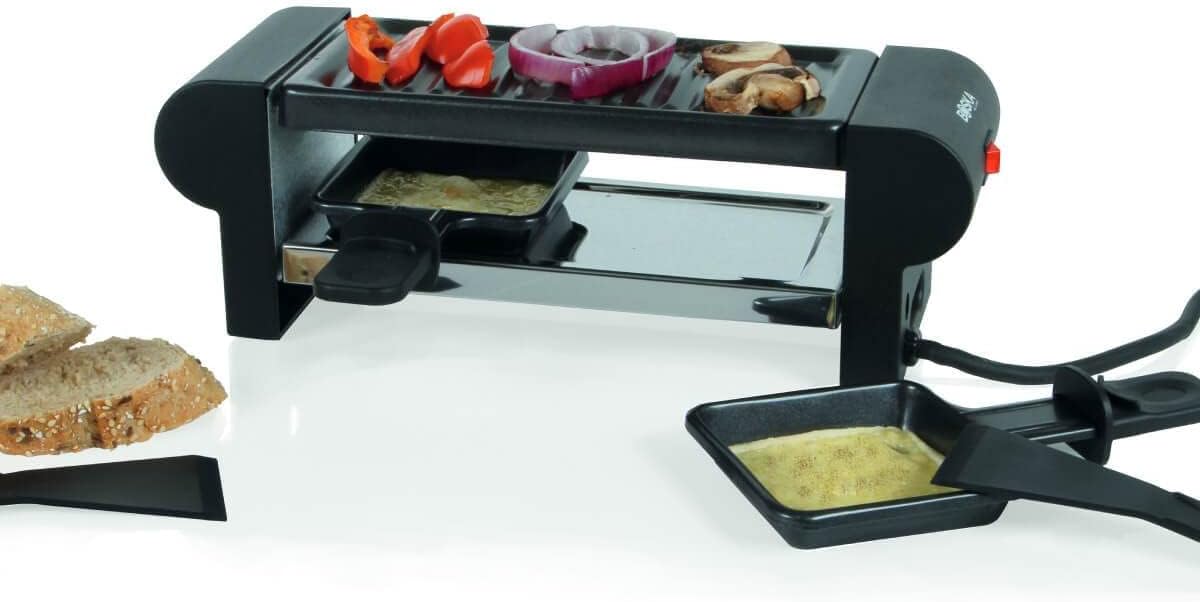 Boska Raclette Grilling Set - Partyclette Grilling to Go Set - Suitable for Cheese, Meat, Fish