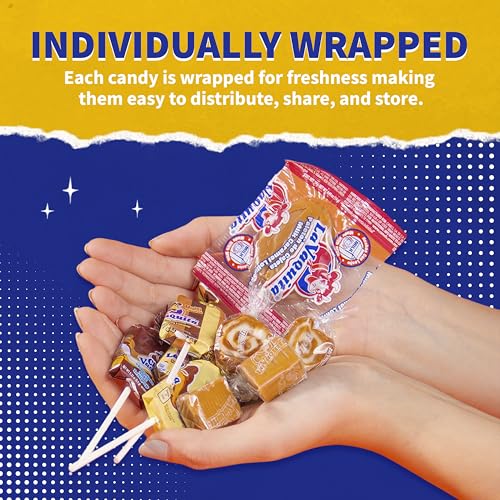 Canel's La Vaquita Assorted Milk Candy Mix, with Caramels, Coconut, Chocolate, and Pecan, Soft and Hard Candy and Lollipops, for Parties and Sharing