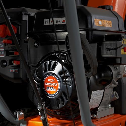 YARDMAX YB6770 26 in. 212 cc Two-Stage Self-propelled Gas Snow Blower with Push-Button Electric Start and Headlight