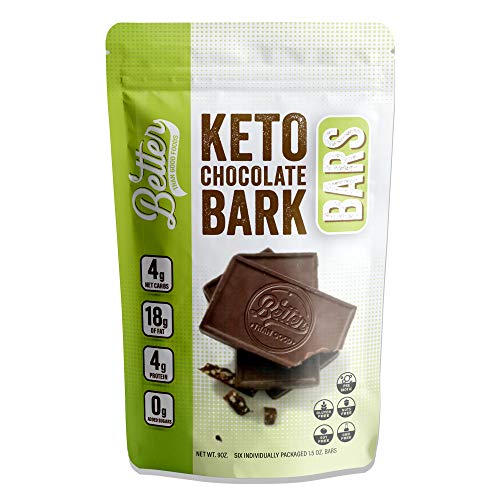 Better Than Good Chocolate Bark Bites, Sugar Free Candy Snack, 2-Pack