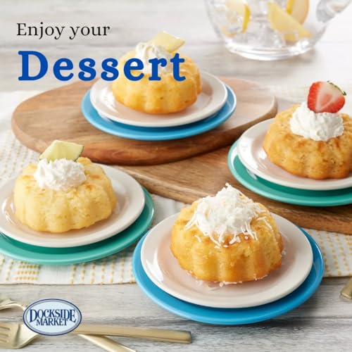Dockside Market Tropical Mini Sampler Cakes - All natural- Fruit Cakes Combo perfect for Birthday, Gift Basket