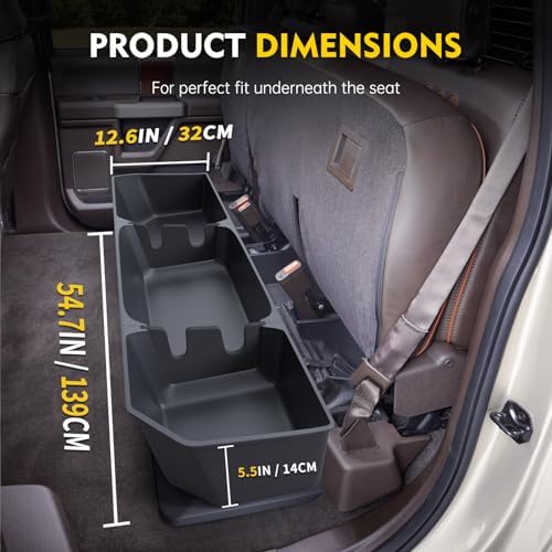 MIKKUPPA Truck Under Seat Storage - Fit for 2015-2026 Ford F150 F250 F350 | Compatible with 2015-2026 F150 SuperCrew Cab & Crew Cab