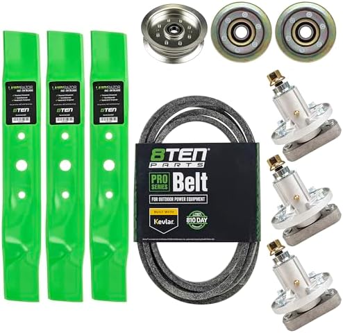 8TEN Blade Spindle Belt Idler Kit for John Deere GX20250 48 Inch Deck