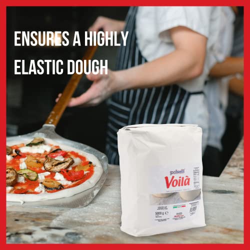 POLSELLI Voila, Spolvero "00" Table & Dusting Flour, Soft Wheat Flour, 5 kg