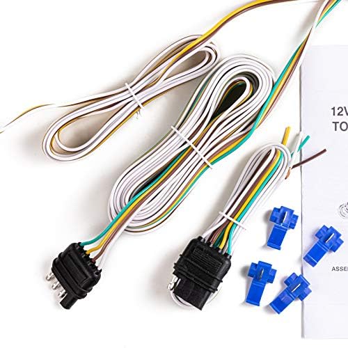 CZC AUTO 12V LED Magnetic Towing Light Kit for Boat Trailer RV Truck
