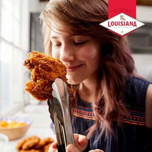 Louisiana Fish Fry Seasoned Chicken Fry Batter, 22 oz | Seasoned Chicken Fry Batter, 22 oz, seasoned coating mix for crispy fried chicken, tenders