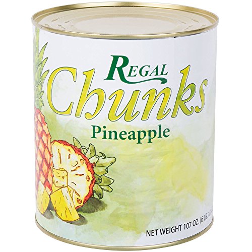 #10 Can Pineapple Chunks in Natural Juice - 6/Case By TableTop King
