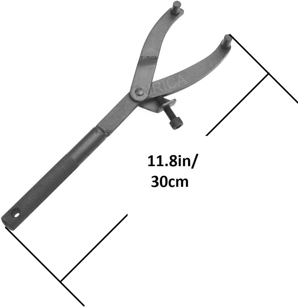EUICAE Adjustable Wrench Clutch, Stainless Steel, 11.8in Length, Suitable for Different Distances and Sizes
