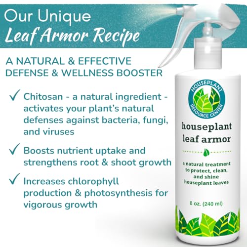 Leaf Armor Spray for Houseplants, Ready-to-Use Leaf Care & Protectant, 8 oz