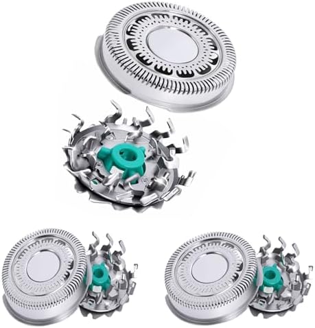 SH90/62 Replacement Shaver Head for Phi-Lips No-relco Series 9000 & 8000 | Fits S8950 S9000 S9311 S9321 S9511 S9531 S9721, Rotary Razor Blade Cutter