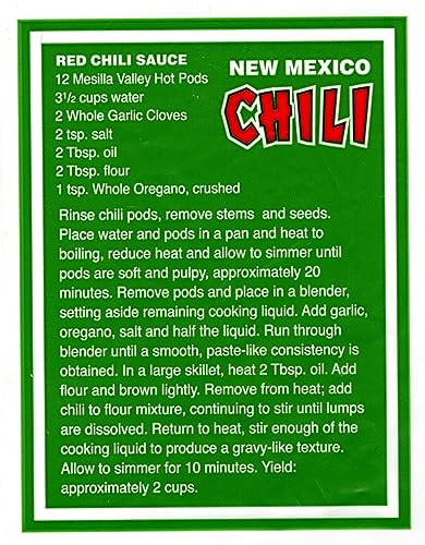 Baker's Barkers Dried Red Chili Pods - Hot, 16 Ounces - Grown in World Famous Chili Region Hatch, NM - No Preservatives, USA Product