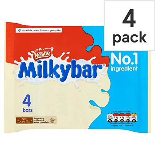 Original Milky Bar White Chocolate Pack imported from the UK, England Milkybar White Chocolate Pack British White Chocolate