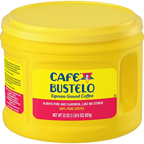 Café Bustelo, Espresso Style Dark Roast Ground Coffee, 10 oz. Can | Packaging May Vary