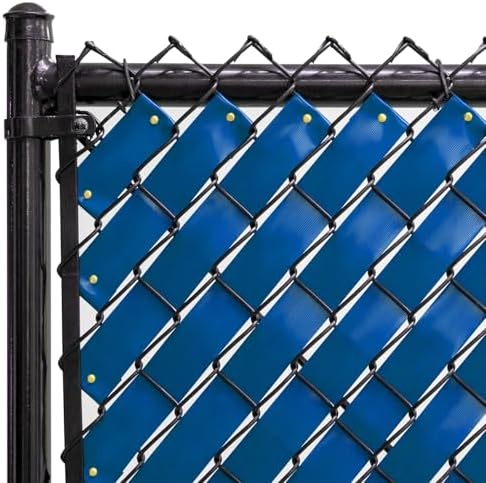Chain Link Fence Privacy Tape 250 ft (40 SqFt) (Arctic White) | Gardening, Outdoor Wall, Balcony, Patio, Yard, Injury Prevention, Safety Fence Cover for Dog, Other Pet Hedge Slats