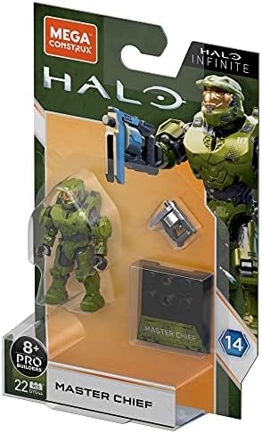Mega Construx Halo Infinite Heroes Series 14 Master Chief Mini Figure