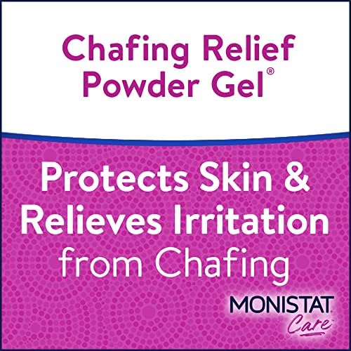 Monistat Chafing Relief Powder Gel, Long-Lasting Protection, 1.5 Oz | Protects Skin, Safe to Use Every Day, Anti-Chafing Protection for Bikini Area, Thighs & Bra Lines