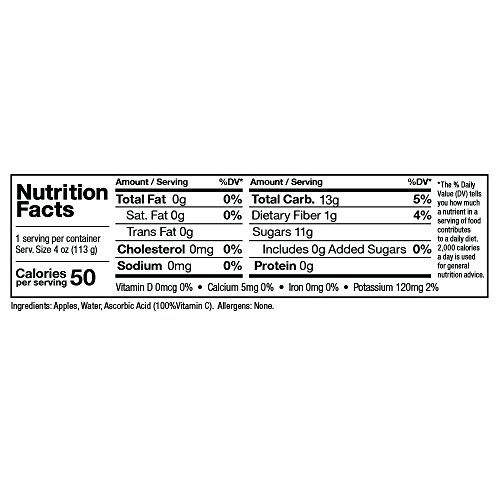 Zee Zees Mango Peach Applesauce Cups, Unsweetened, All Natural, No Sugar Added, 4 oz Cups, 24 pack