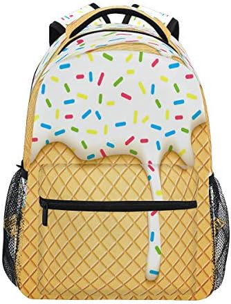 Blueangle Ice Cream Backpack for Girls, Cute School Laptop Backpack
