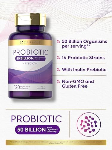 Carlyle Probiotics with Prebiotics | 120 Capsules