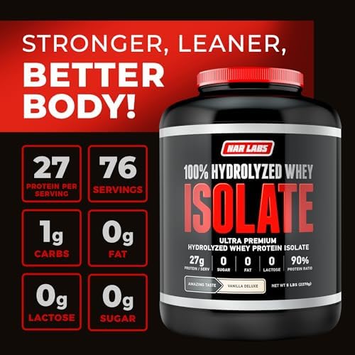 Hydrolyzed Whey Protein Isolate 5 lbs (Vanilla Deluxe)