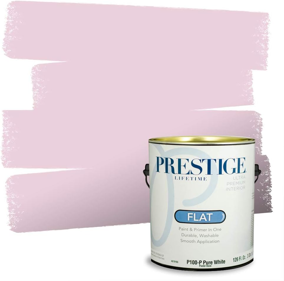 PRESTIGE Paints Exterior Paint and Primer In One, 1-Gallon, Satin, Comparable Match of Sherwin Williams* Grandeur Plum*