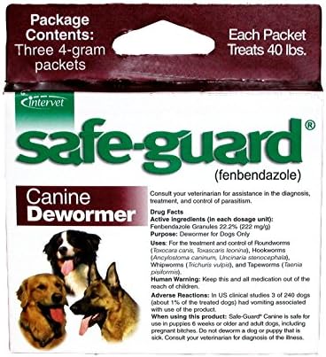 Merck Animal Health Safe-Guard Canine Dewormer, 4 gm
