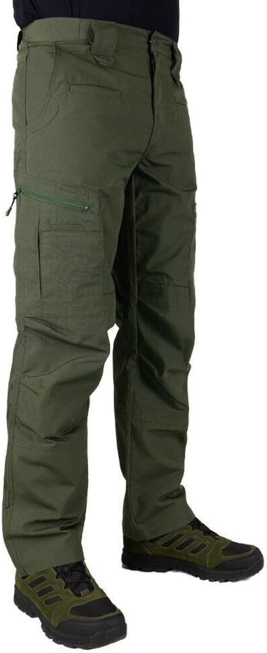 LA Police Gear LAPG Men's Atlas Stretch Tactical Cargo Pants | Durable & Lightweight Ripstop Outdoor Hiking Work Pants for Men