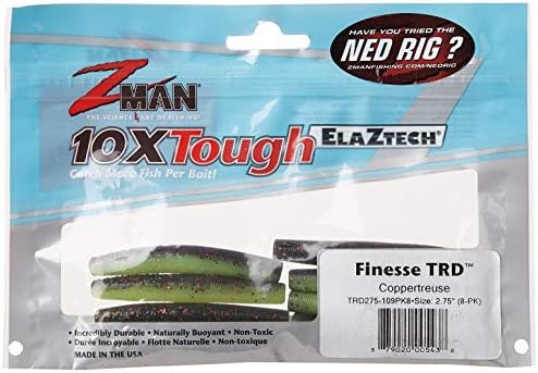 Z-Man Finesse TRD Tackle, Coppertreuse, 2.75"