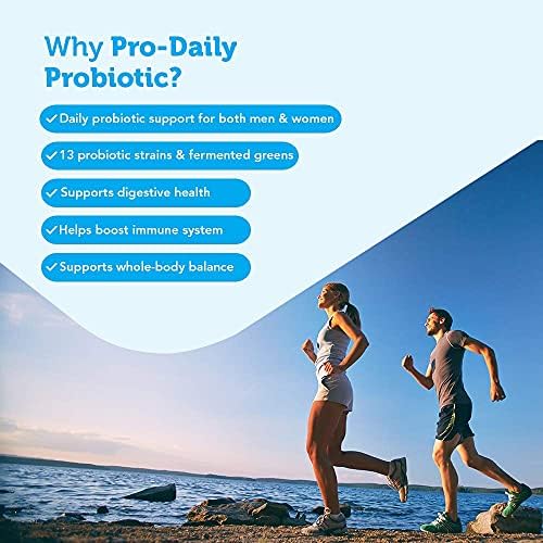 Vitamin Bounty Pro-Daily Probiotic 5 Billion CFU - 13 Strains with Lactobacillus Acidophilus & Bifidobacterium for Digestive Health - Probiotics for